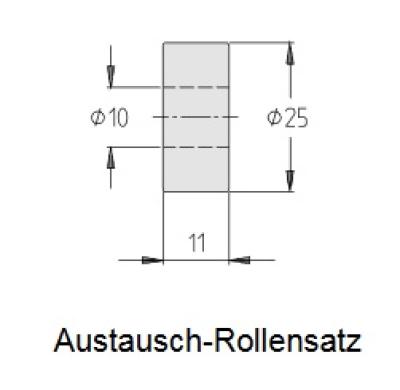 DT Rollensatz (3 Stück Ersatzrollen)