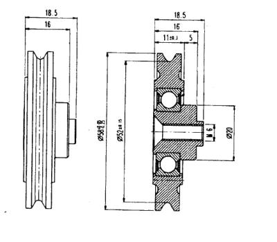 Rolle ø58 (C144AAZX)