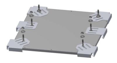 Flatlight Panel Befestigung für FL-Panel bis 440x440mm