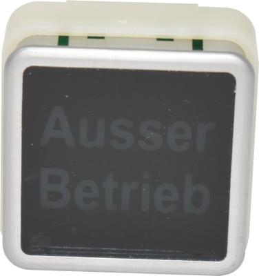 Anzeige AUSSER BETRIEB" (TAB01738)"