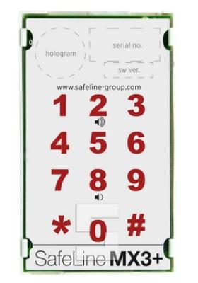 SafeLine MX3+ Hinterbau mit Piktogrammlinsen