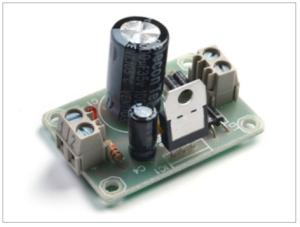 Spannungstabilisator 24V/DC mit LED offene Ausfürhung