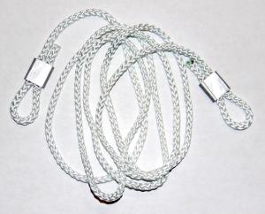 Nylonkordel 3mm, L=1140, mit Ösen
