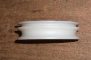 Laufrolle mit Seilrille  D 75x20