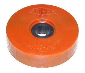 Mitnehmerrolle für Hakenriegel, rot