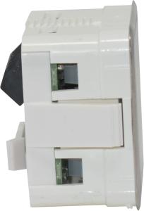 MT42, Gehäuserand V2A poliert,Tasterplatte V2A perlmattiert, Anschluss IX Schraubklemme, 1 Schließer, LED 30V - rot