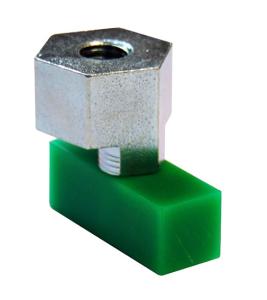 Schiebetürführung Schlitzbreite 12mm, TSS 72S,Vulkollan