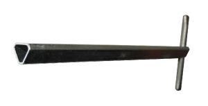 Notentriegelungsschlüssel M5 mit flexiblen Knebel, Länge 200mm