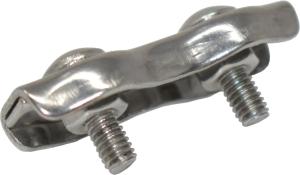 Duplexklemmen Edelstahl VA für 3mm Seil