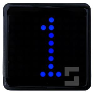 Haltestelle-Anzeige VV3 (Blaue Anzeige)