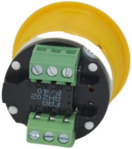 ALARM Taster Spiegel 240V Chrome