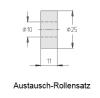 DT Rollensatz (3 Stück Ersatzrollen)