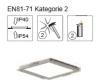 Einbaukit mit grundiertem Rahmen für Panel 300 x 300 mm
