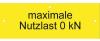 Schild: Lasthaken, Maße: 220 x 80mm