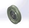 Obere Laufrolle - Large, Durchmesser 67 mm mit Kugellager
