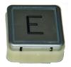 Tasterplatte DR90 34  x 34, Symbol " E " erhaben