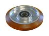 Rolle VAL ø153/20 x 32/12 mm VU 65° Alu 2 x Lager 6204 2RS