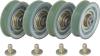 Techna Tür Rolle (4er-Satz), ø76 / M8 x 20mm