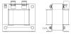 Einph.-Sicherheits-Transformator, Schutzart IP00, Ausführung gem.VDE 0570/DIN EN IEC 61558-2-6