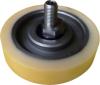 Rolle VAL ø125/M16 x 30 mm VU 93° Alu Achse M16 AG mit Exzentermutter