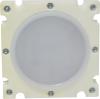 Drücker-Platine D38 blau, 50mm rund, Anschluss:10pol FBK, Schraubklemmen, EN81-71, Klasse 1, IP54