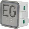 MT42 VIII, geprägt "EG" Brailleschrift, LED 30V - rot