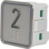 MT42 VIII, geprägt "2" Brailleschrift, LED 30V - rot