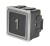 ST40R LED 24V blau, Schraubsteck und Micro-MaTch, Symbol 1 - taktil schwarz