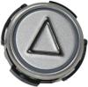 RT42wg, VIII, 30V, Symbol "Pfeil auf" geprägt - schwarz,Tasterplatte V2A perlmattiert