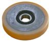 Rolle VSL ø100/25 x 20 mm VU 93°/St. 1 x Lager 6205 2RS, 1 mm außermittig