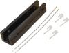 Kone Führungsschuheinalge mit Draht, Satz=2, 140x30x29, Schienenbreite 16mm