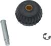 Gummirolle Ø 30mm für Türdämpfer Z1000, V1600, R1400, H1300, Vs2000 und Standard, inkl. auswechselbarer Achse