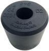 Aufsetzpuffer D2, ø100 x 80 mm, mit runder Stahlplatte