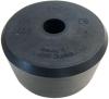 Aufsetzpuffer D5, ø165 x 80 mm, mit runder Stahlplatte