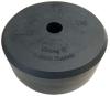 Aufsetzpuffer D6, ø220 x 80 mm, mit runder Stahlplatte
