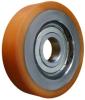 Rolle VSL ø120/30 x 30 mm VU 93°/St. Lager 6306 2RS, Sicherungsring