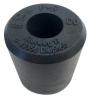 Aufsetzpuffer D0, ø80 x 80 mm, mit runder Stahlplatte
